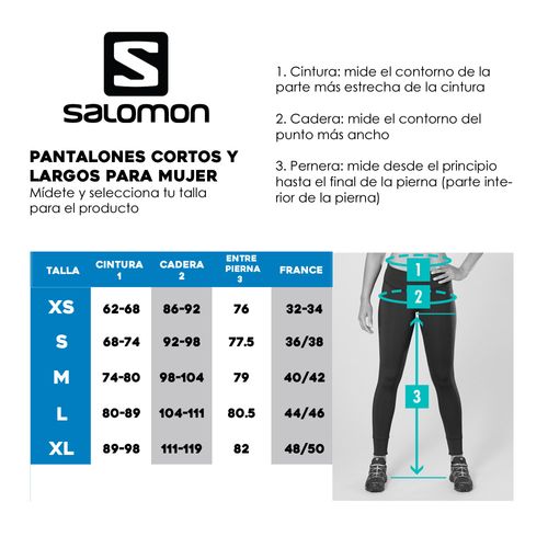 Short Salomon Graphic Race Mujer