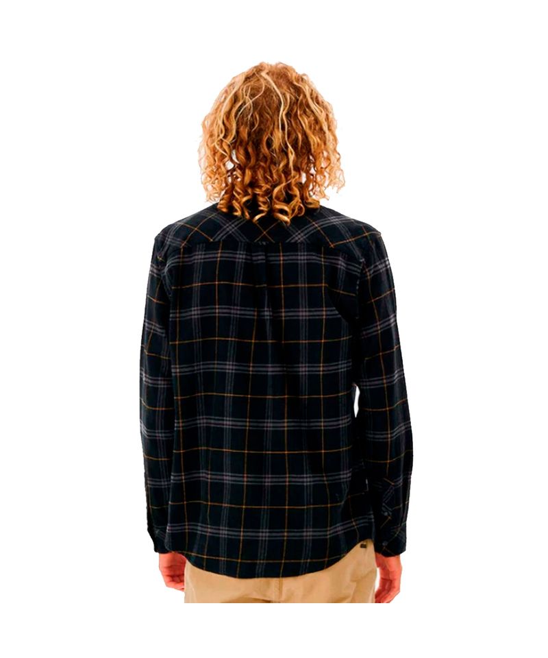 Camisa-Manga-Larga-Rip-Curl-Flanel-Check-Urbano-Hombre-Black-02039-J2-1