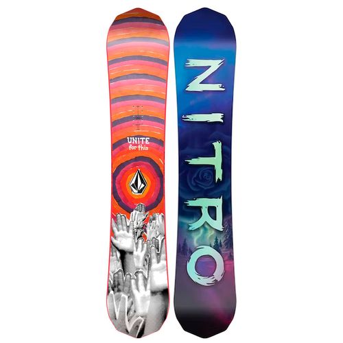 Tabla Snowboard Nitro Beauty x Volcom True Camber Park Twin Unisex