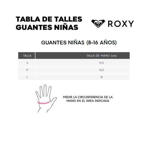 Guantes Roxy Jetty Impermeable DryFlight  Niñas