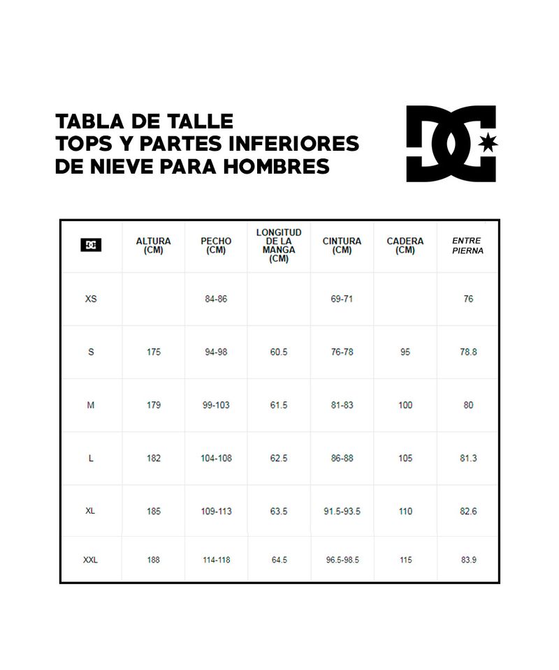 Tabla-de-Talles-TOPS-Y-PARTES-INFERIORES-dc-Shoes--nieve