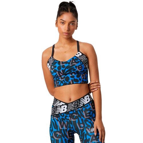 Top Deportivo New Balance Relentless Print Mujer