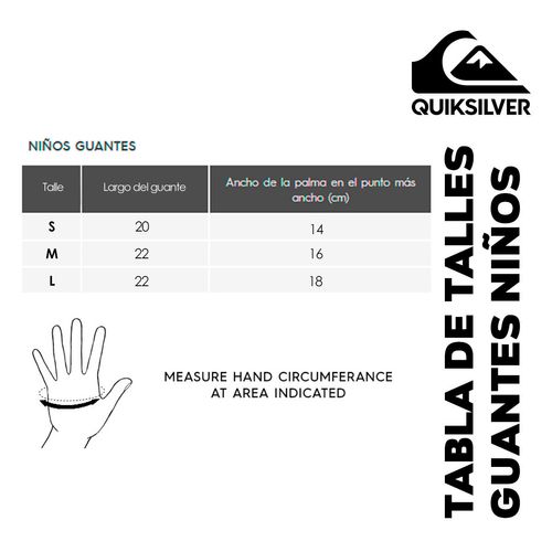 Guantes Mitones Quiksilver Indie Impermeable DryFlight  Niños