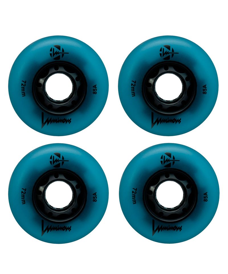 Ruedas-Rollers-FR-SKATES-Luminous-Led-72mm85A-Pack-x4-Blue-Glow-LUWL-LU72-BL-GW-1