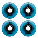 Ruedas-Rollers-FR-SKATES-Luminous-Led-76mm85A-Pack-x4-Blue-Glow-LUWL-LU76-BL-GW-1