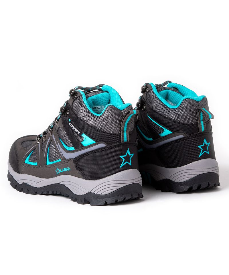 Botas Trekking Mujer Impermeables Alaska Negras