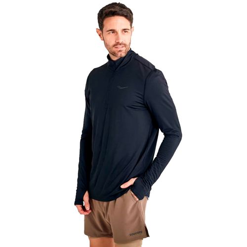 Buzo Medio Cierre Saucony Solstice Hombre