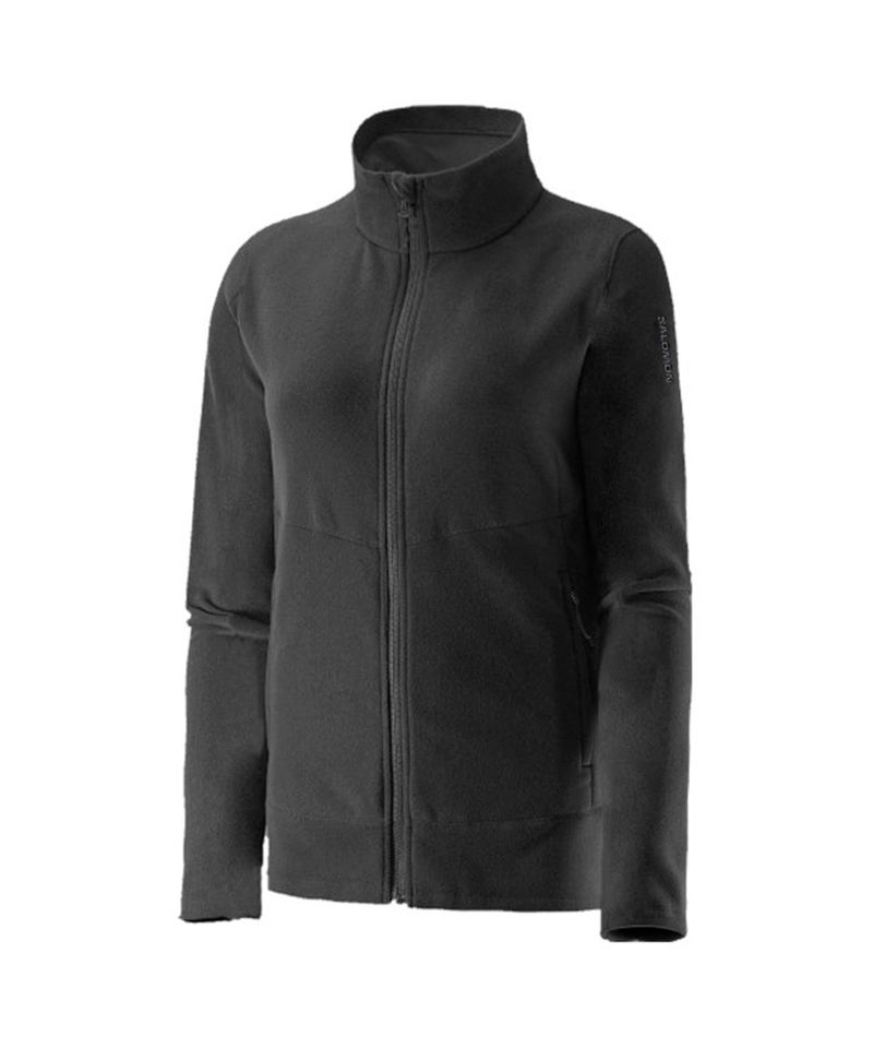 Campera-Salomon-Polar-LT-Segunda-Capa-Trekking-Urbano-Mujer--Black-18161