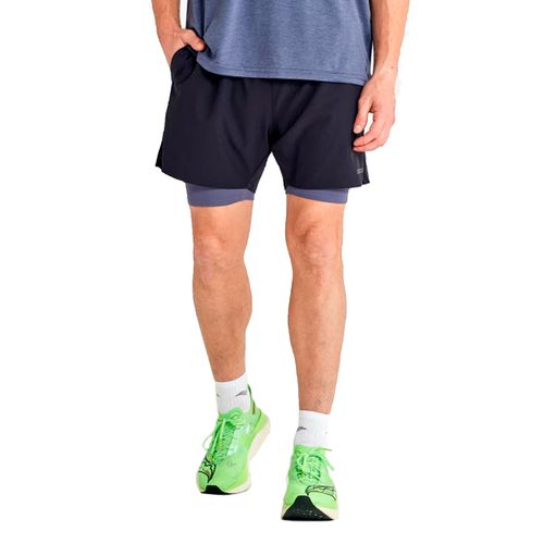 Short Saucony Outpace 2 in 1 Hombre