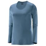 Remera-Manga-Larga-Salomon-Hybrid-LS-Running-Mujer-Copen-Blue-S13592