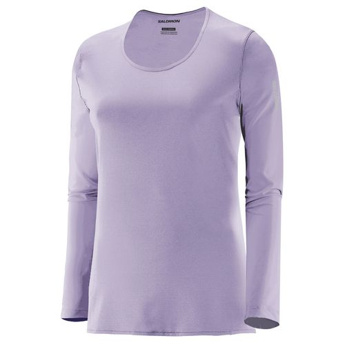 Remera Manga Larga Salomon Hybrid LS Mujer