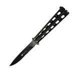 Cortapluma-Trento-Kunai-Mariposa-Plegable-Camping-Black-131927