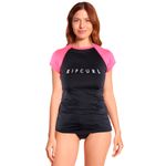 Remera-Manga-Corta-Rip-Curl-Sunset-UV-50-Lycra-Negro-Rosa-08774-I2