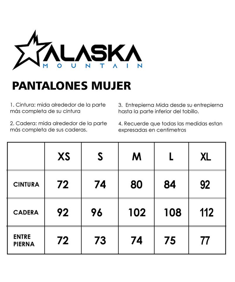 tabla-de-talles-PANTALONES-ALASKA-trekkin-mujer