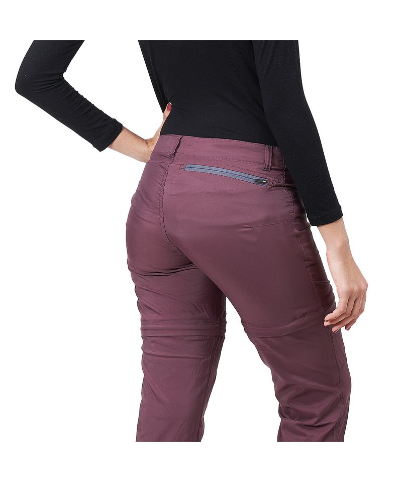 Pantalon-Alaska-Luna-Desmontable-Trekking-Hiking-Mujer-Bordo-AM1116-203-3