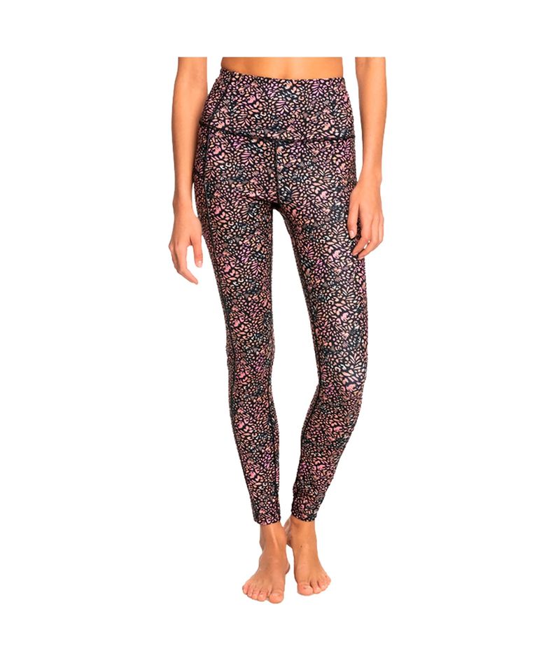 Calza-Deportiva-Roxy-Heart-In-To-It-Printed-Running-Training-Mujer-Negro-3241109006