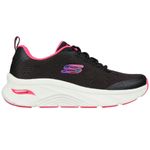 Zapatillas-Skechers-D-Lux-Cozy-Path-Running-Training-Mujer-Black-Hot-Pink-149687-BKHP