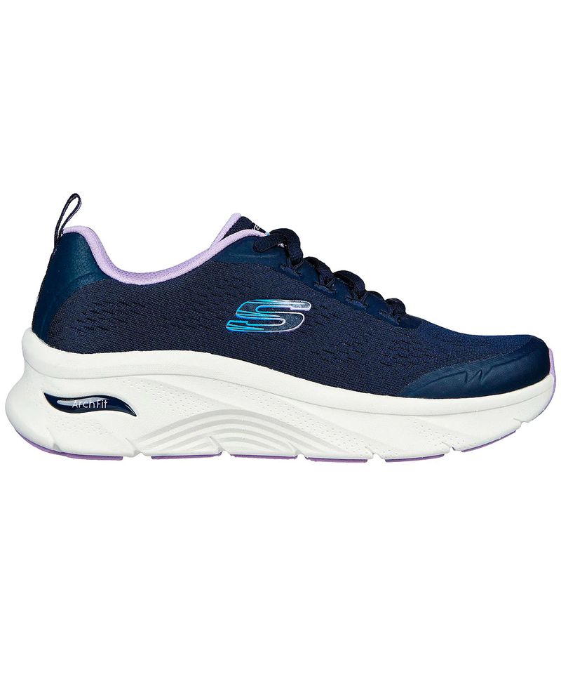 Zapatillas-Skechers-Arch-FIt-D-Lux-Cozy-Path-Running-Mujer-Navy-Lavender-149687-NVLV