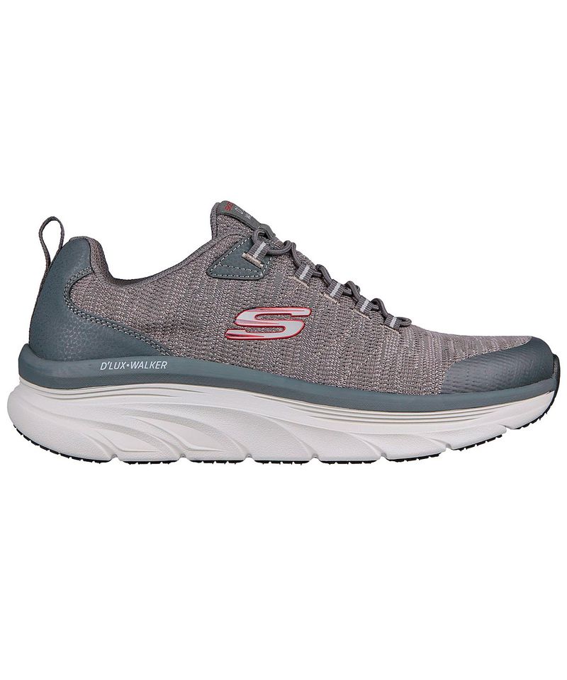 Zapatillas-Skechers-D-Lux-Walker-Pensive-Training-Hombre-Charcoal-Red-232045-CCRD