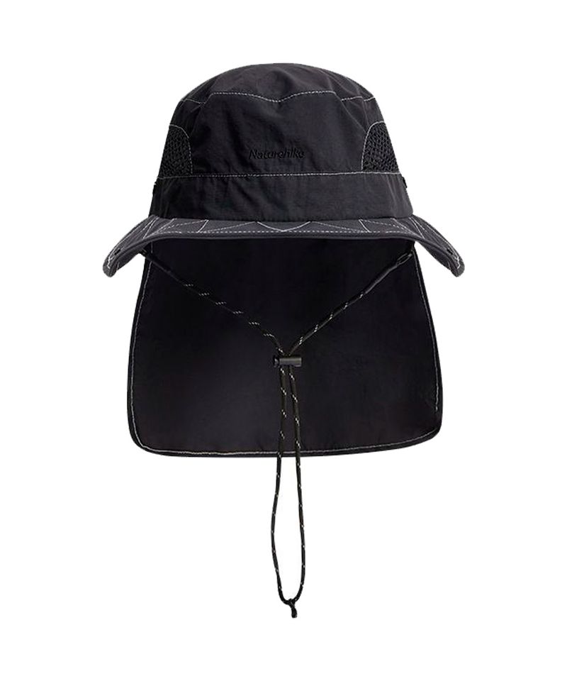 Gorro-Sombrero-Naturehike-Piluso-con-Protector-Nuca-Unisex-Black-CNH23MZ014