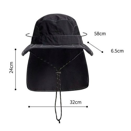 Gorro Sombrero Naturehike Piluso con Protector Nuca Unisex