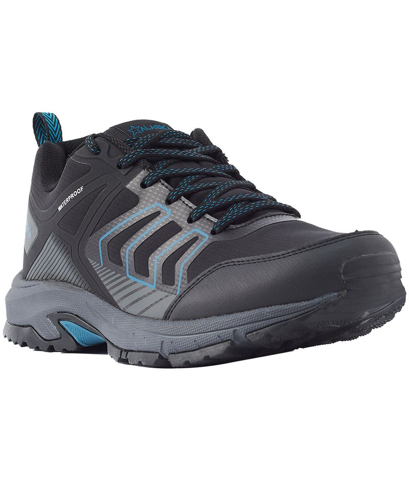 Zapatillas-Alaska-Kona-Waterproof-Trekking-Hiking-Hombre-Negro-Azul-A02663QG-7-2