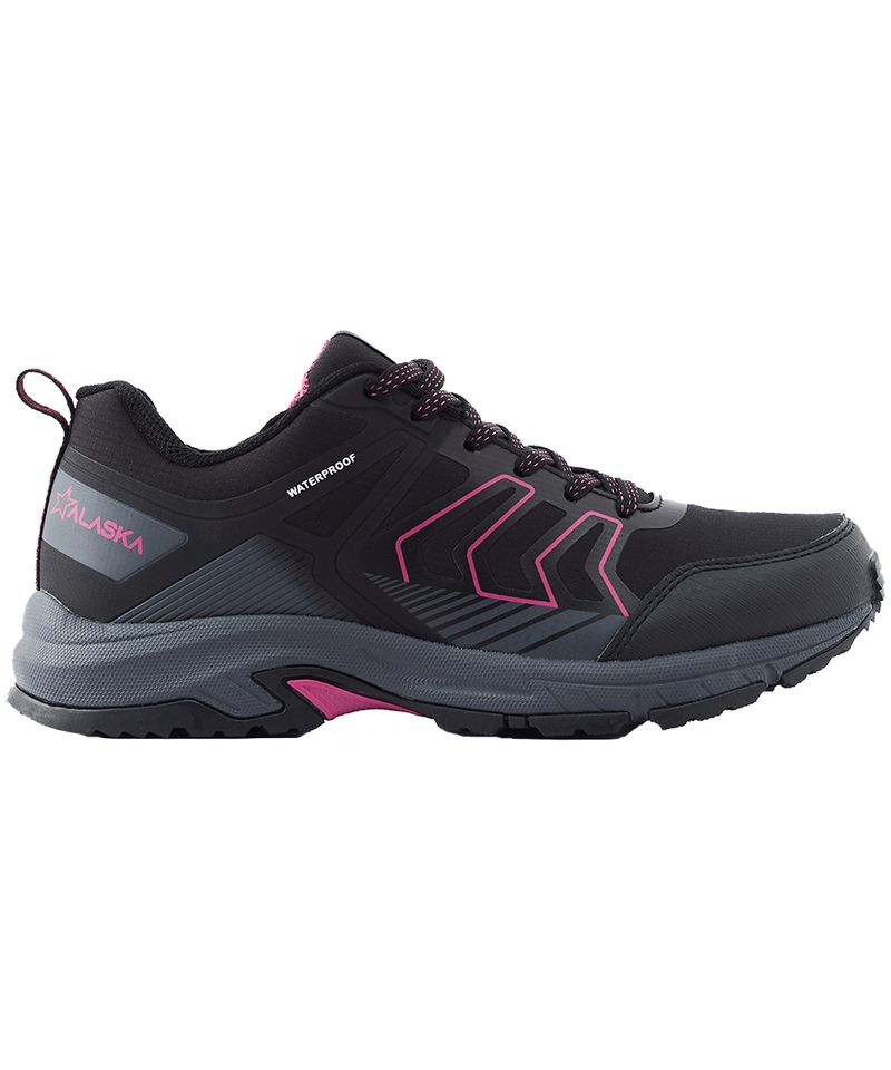 Zapatillas-Alaska-Kona-Waterproof-Trekking-Hiking-Mujer-Negro-Violeta-Gris-A02663QG-8