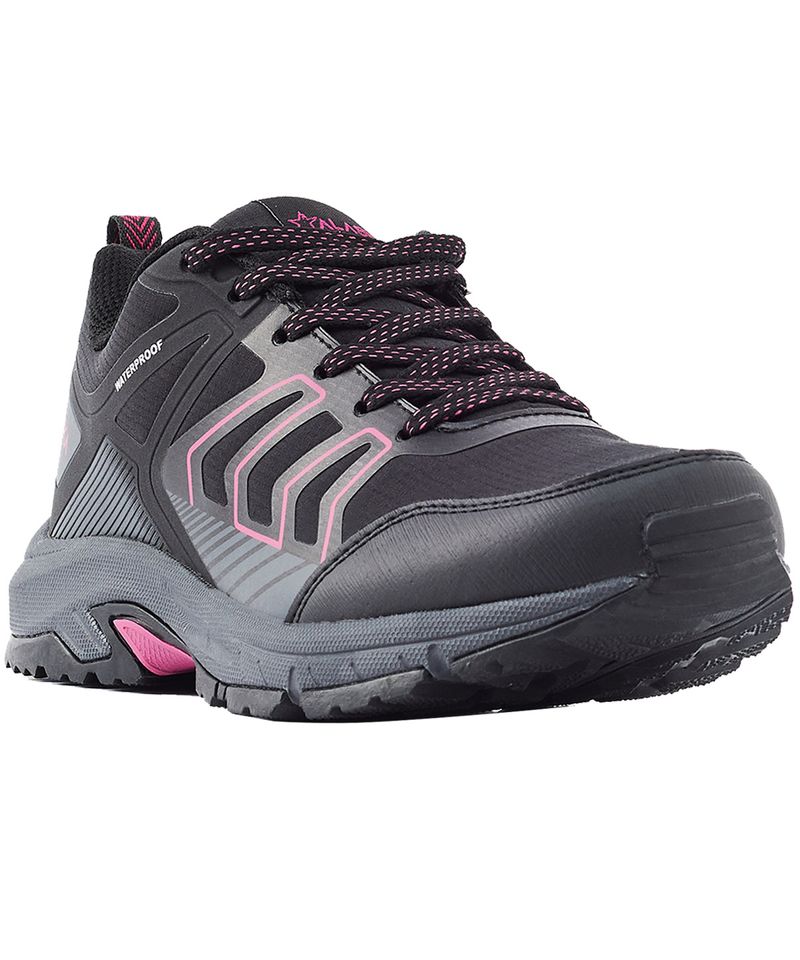 Zapatillas-Alaska-Kona-Waterproof-Trekking-Hiking-Mujer-Negro-Violeta-Gris-A02663QG-8-2