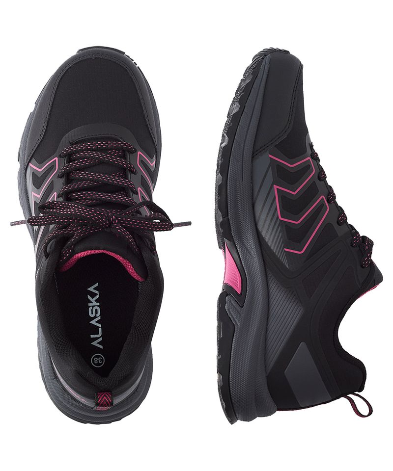 Zapatillas-Alaska-Kona-Waterproof-Trekking-Hiking-Mujer-Negro-Violeta-Gris-A02663QG-8-3