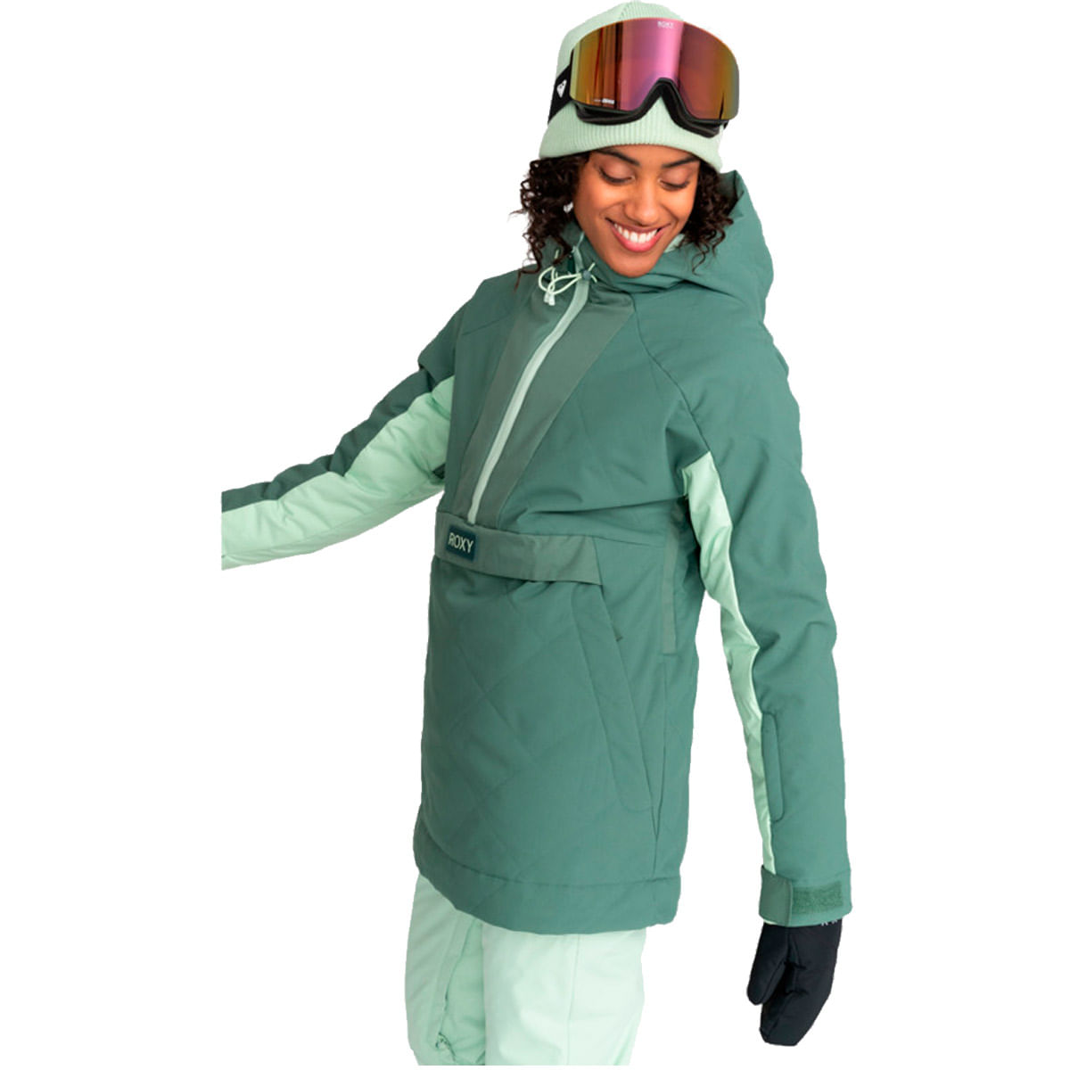 Campera Buzo Roxy Radiant Lines Anorak 10K Mujer Universo Aventura