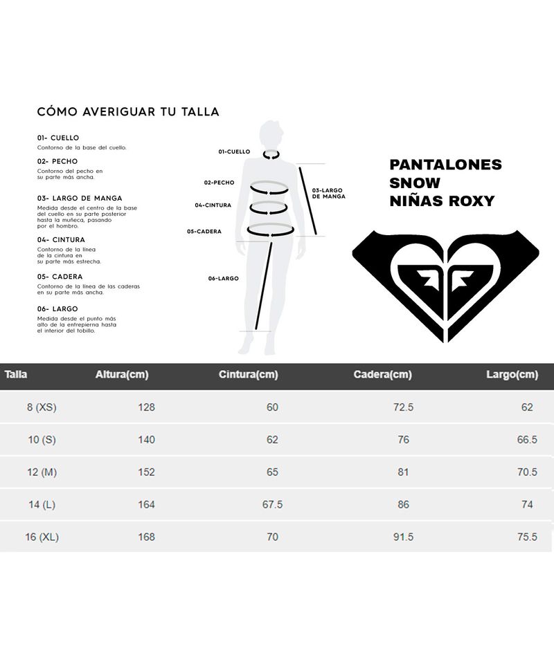 TABLA-DE-TALLES-PANTALONES-SNOW-NIÑAS