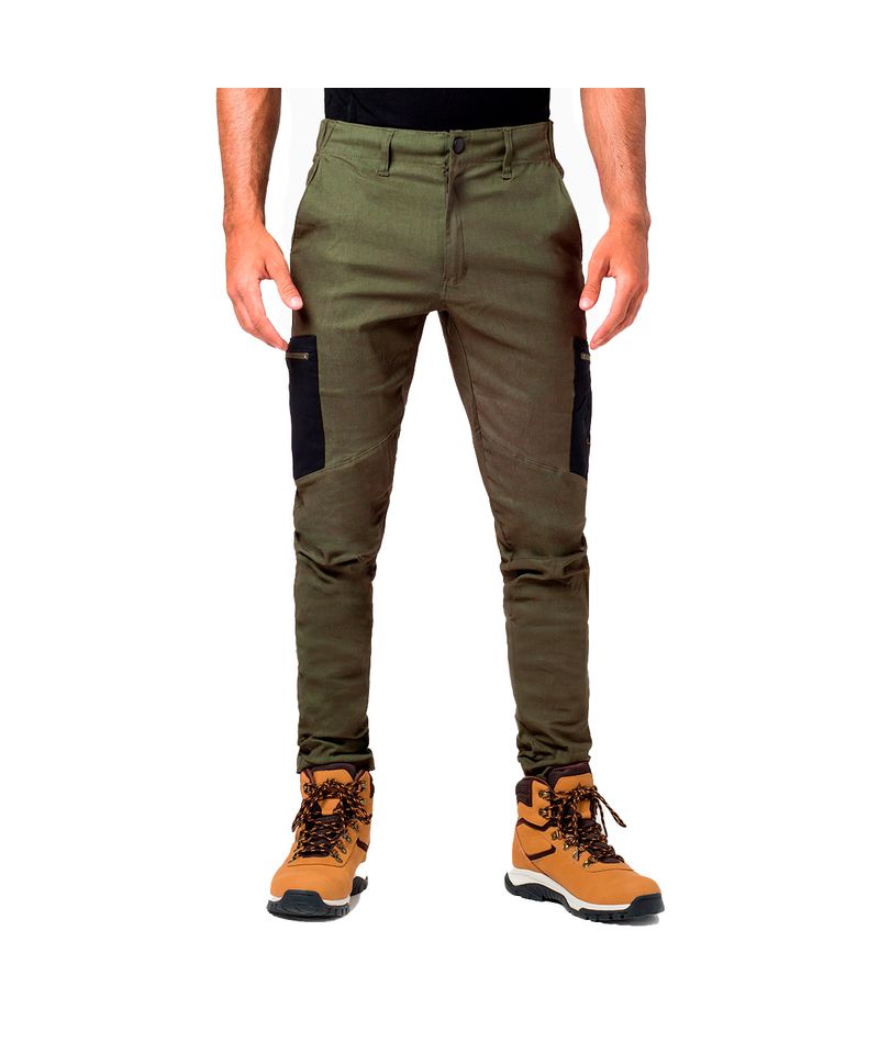 Pantalon-Alaska-Domuyo-Cargo-trekking-Hiking-Hombre-Verde-Militar-AH1139-707