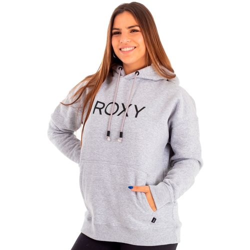 Buzo Canguro Roxy Logo Hoodie Mujer