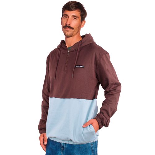 Buzo Volcom Fe Hood Medio Cierre Hombre