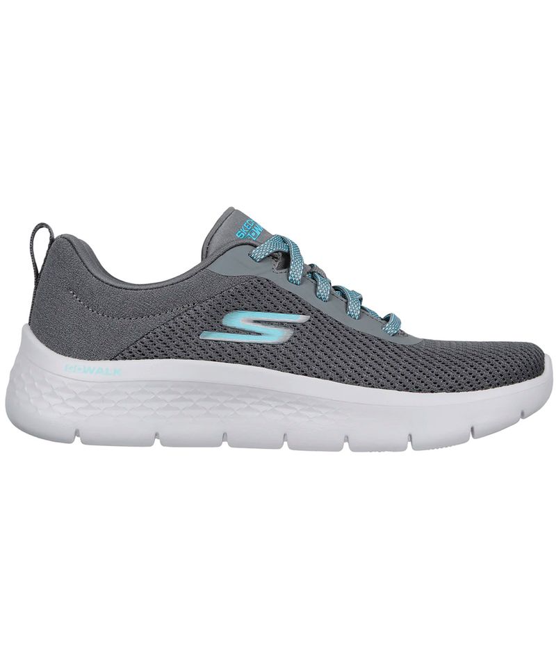 Zapatillas-Skechers-Go-Walk-Flex-Alani-Running-Training-Mujer-Charcoal-Turquoise-124952A-CCTQ