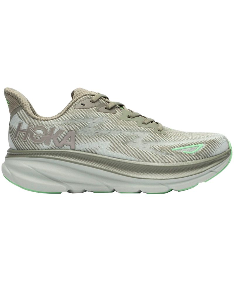 Zapatillas-Hoka-Clifton-9-Running-Training-Hombre-Olive-Haze-Mercury-1127895-OHMR