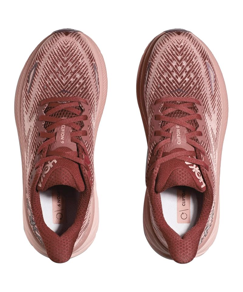 Zapatillas-Hoka-Clifton-9-Running-Training-Mujer-Rust-Earthenware-1127896-RERT-4