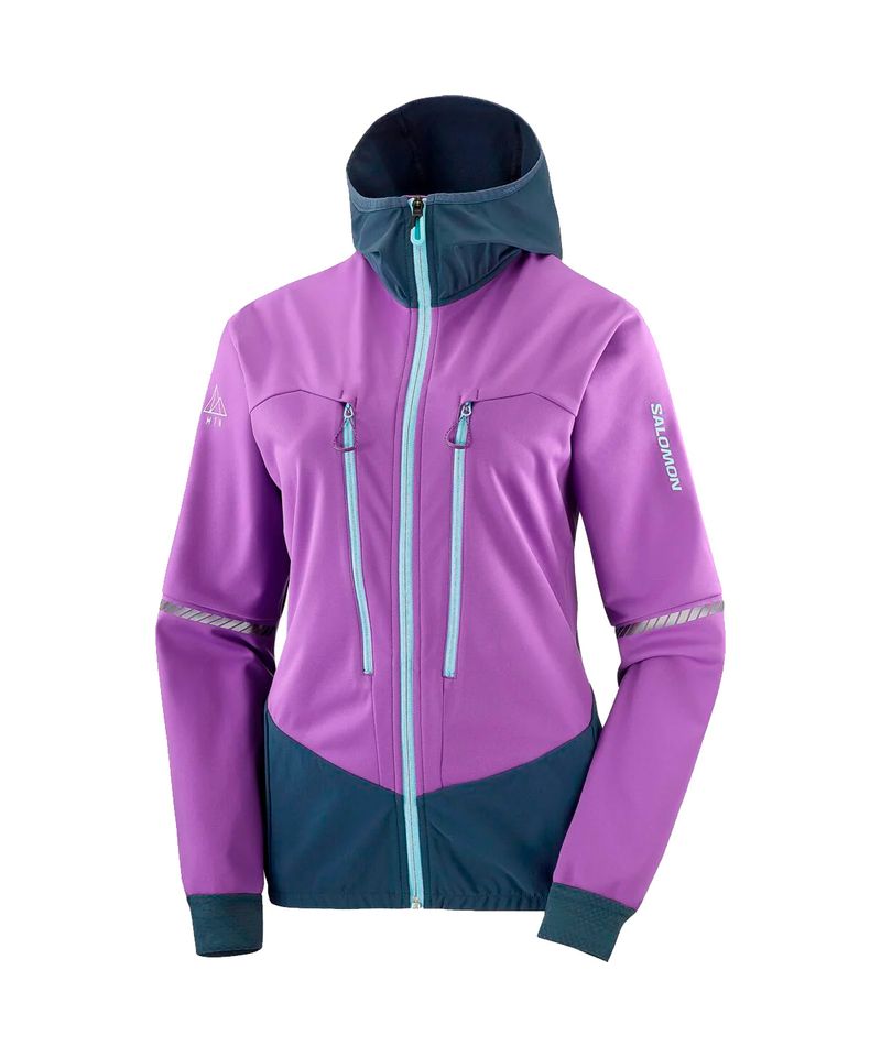 Campera-Salomon-MTN-SoftShell-Trekking-Hiking-Mujer-Royal-Purple-Carbon-C21252