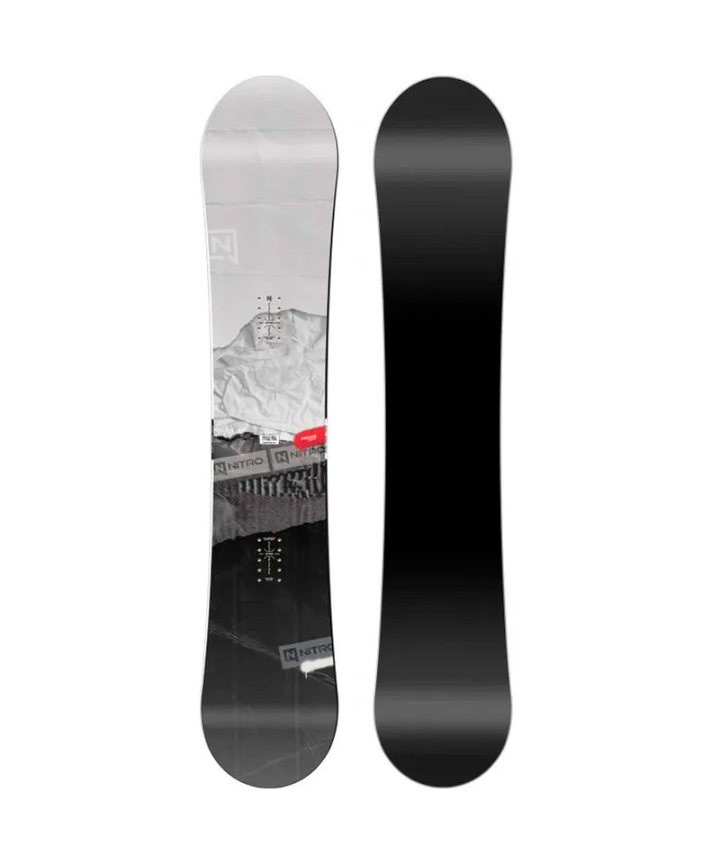 Tabla-Snowboard-Nitro-Prime-Raw-Rental-Flat-Out-Rocker-All-Mountain-Unisex-Black-833064