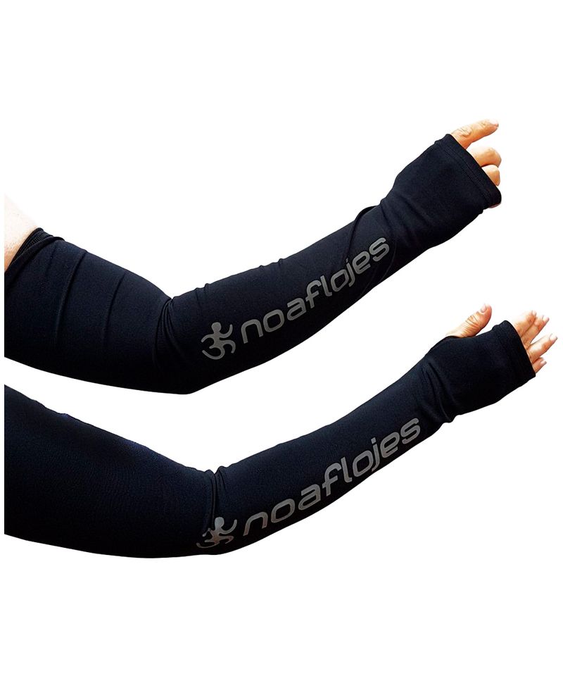 Mangas-de-Compresion-Noaf-Running-Trail-Running-Unisex-Negro