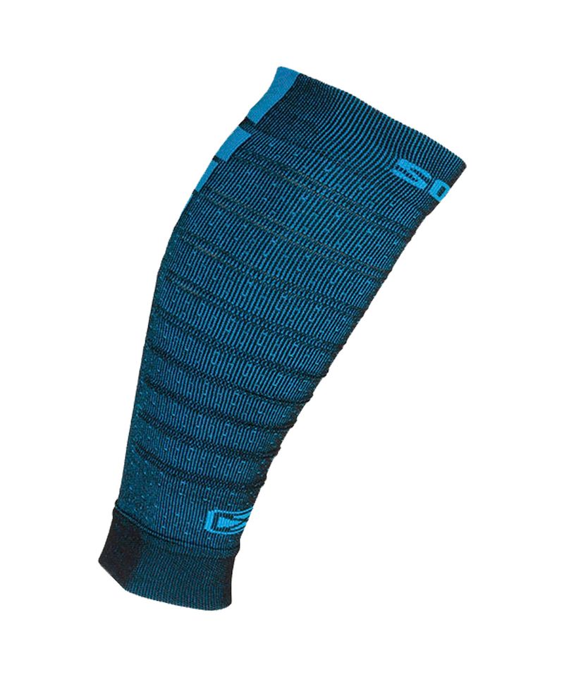 Pantorrilleras-de-Compresion-Sox-Glasgow-Running-Unisex-Negro-Turquesa-PA10C