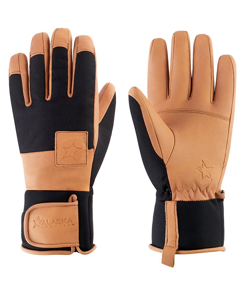 Guantes-Alaska-Trusted-10K-Ski-Snowboard-Impermeable-Unisex-Marron-AI-10-902-MA