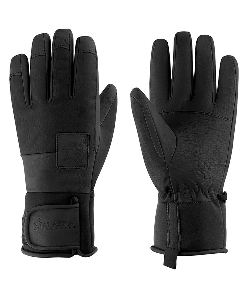 Guantes-Alaska-Trusted-10K-Ski-Snowboard-Impermeable-Unisex-Negro-AI-10-902-NE