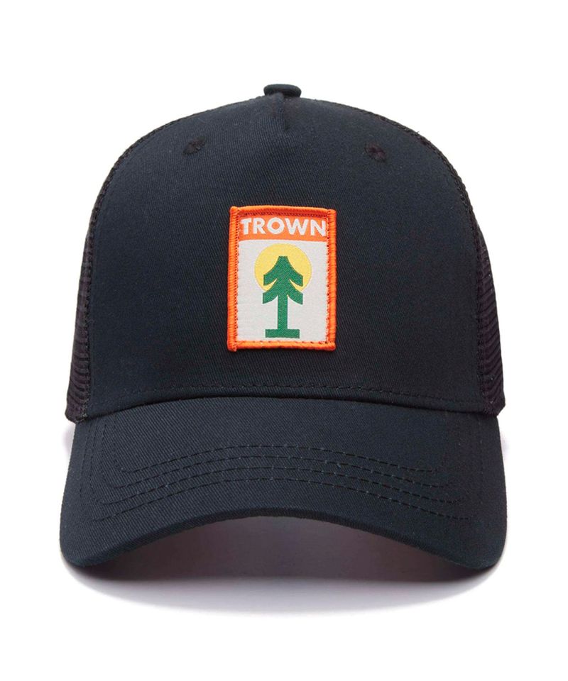 Gorra-Trown-Tree-Trucker-Ajustable-Urbano-Unisex-Negro-MTR3066