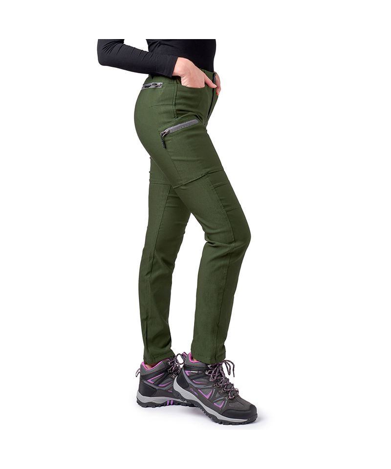 Pantalon-Cargo-Alaska-Jungla-II-Trekking-Hiking-Mujer-Verde-Oliva-AM1156-701-3