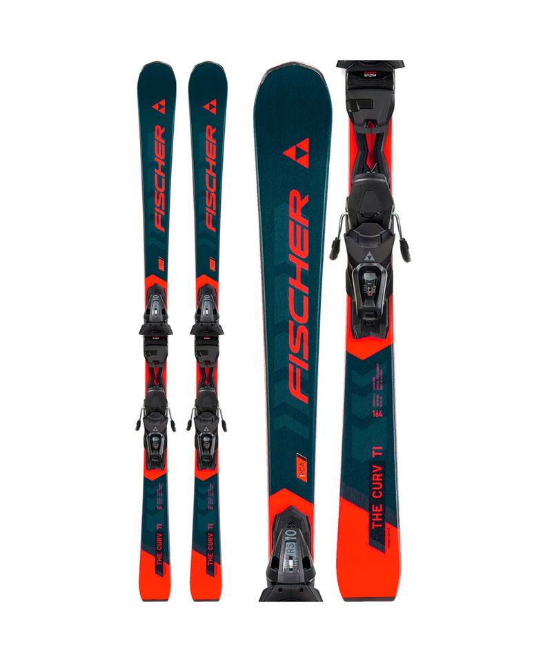 Tablas-de-Ski-Fischer-The-Curv-TI-TPR-On-Piste---Fijaciones-Rojo-A08623-1