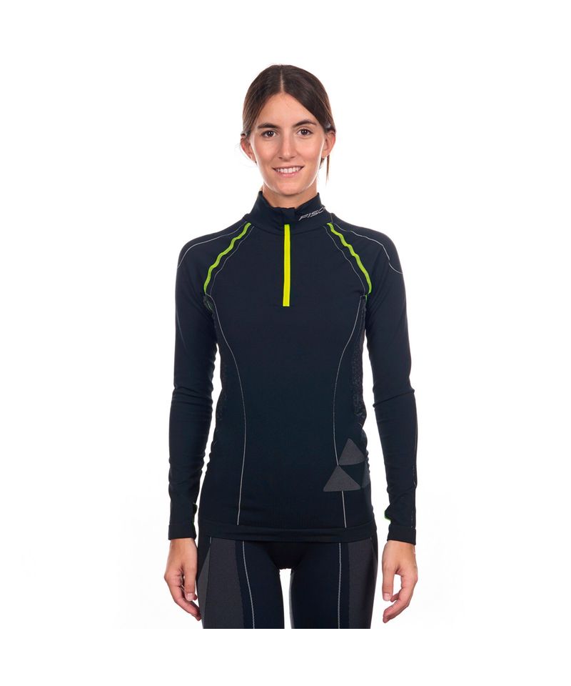 Remera-Termica-Fischer-SkiShirt-Seamless-Primera-Capa-Mujer-Negro-G50319