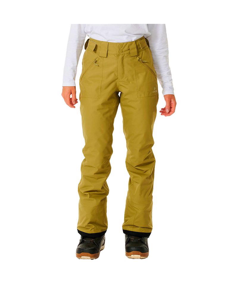 Pantalon-Rip-Curl-Rider-High-Waist-10K-Ski-Snowboard-Mujer-Khaki-01023-L4