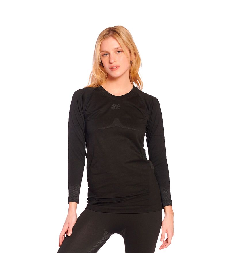 Remera-Termica-Rip-Curl-Seamless-Primera-Piel-Mujer-Black-07323-L2