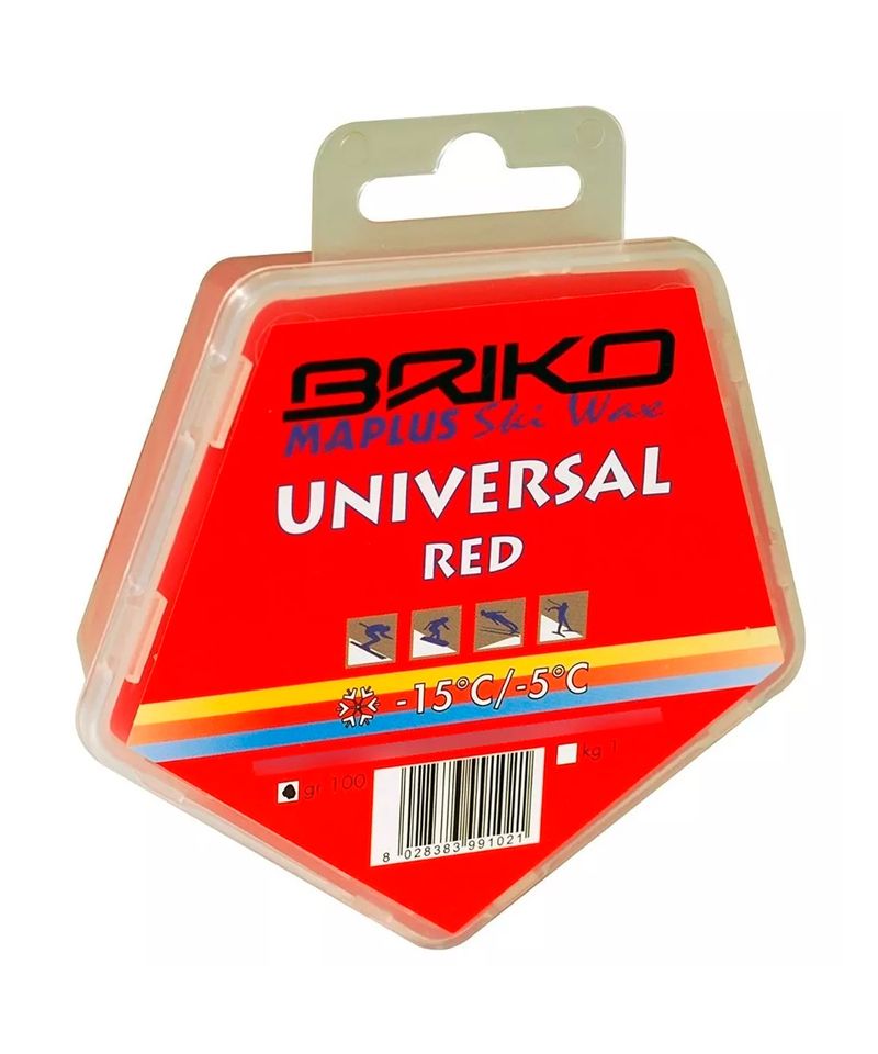 Cera-Briko-Maplus--15-5-En-Bloque-de-100-grs-Ski-Snowboard-Rojo-0700